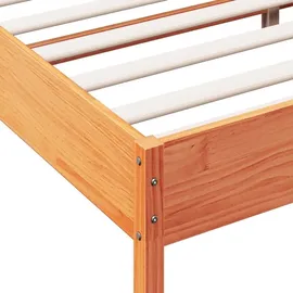 vidaXL Massivholzbett 180 x 200 cm Braun