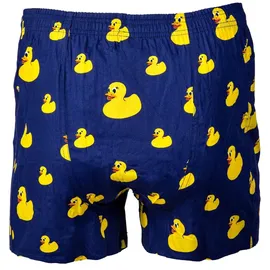 Happy Shorts Boxershorts navy / gelb L 1er Pack