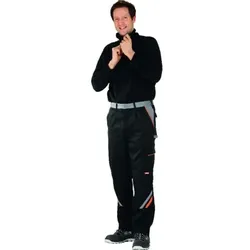 Bundhose 2421 schwarz/orange/zink, Größe 102 - schwarz/orange/zink - 102