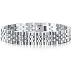 Firetti Gliederarmband »Schmuck Geschenk Classic Steel/matt« Firetti edelstahlfarben