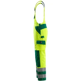 Mascot Barras Latzhose 90C46 gelb/grün