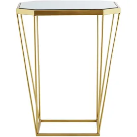 Beliani Couchtisch SIERRA Glas Gold