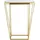 Beliani Couchtisch SIERRA Glas Gold
