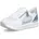 Plateau-Sneaker Weiß/Silber 44