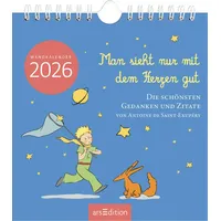 ArsEdition Wandkalender Man sieht nur mit dem Herzen gut