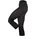 Leggings Cotton Capri Schwarz 42-44