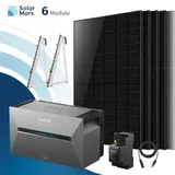 Balkonkraftwerk 3000 Watt mit Speicher Anker SOLIX Solarbank 3 E2700 Pro mit 6x500Wp Solarmodule und MC4 Solarkabel  Set - 3000Wp ‚Äì 6 Module / Ohne Erweiterungsakku / Balkon