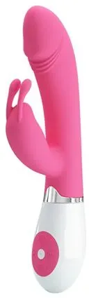 Rabbitvibrator “Gene”, 20,4 cm | 30 verschiedene Vibrationsmodi Pretty Love Vibrator 1 St violett