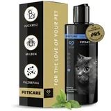 Peticare Anti-Parasiten Katzen-Shampoo gegen Milben Flöhe Pilz, lindert Juckreiz