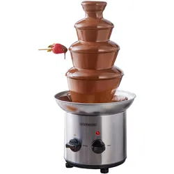 Steinborg Edelstahl Schokoladenbrunnen 4-Etagen 1250g Kapazität 190W