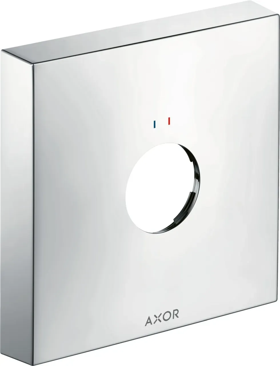 Hansgrohe Verlängerungsrosette Axor eckig rot/blau 1-Loch polished red gold, 14965300 14965300