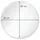 Vicco Karen 60 x 60 cm, Rund, 60x60x2.1 Badezimmer, rahmenlos, modern
