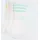 adidas 3-Streifen Crew Socken 3-Paar Weiß/Clear Pink/Clear Mint/Almost Gelb S