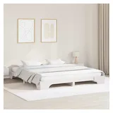 vidaXL Bettrahmen 180 x 200 cm Weiß