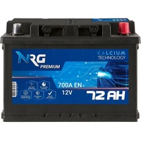 NRG Autobatterie 12V 72Ah 700A/EN ersetzt 68AH 70AH 74AH 75AH 77AH 80AH