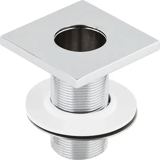 Wannenrand Brausehalter quadratisch - 50 x 50 mm