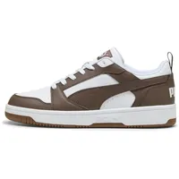 Puma Rebound V6 Low Unisex Sneaker, Puma Weißer Flacher