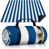 HOEL Picknickdecke blau 200 x 200 cm