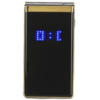 2G Entsperrtes Senioren Klapphandy, Große Taste, Einfach zu Bedienen, 2,8 Zoll Display, Große Schrift, LED Taschenlampe, Lautere Lautsprecher, Freisprechen, Dual SIM Kartensteckplatz, SOS, MP3, MP4