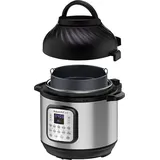 Instant Pot Duo Crisp + Heißluftfritteuse 11-in-1 Elektro-Multikocher 7,6 L - Schnellkochtopf, Luftfritteuse, Schongarer, Dampfgarer, Sous Vide Gerät, Dehydrator mit Grill, Warmhalte- und Backfunktion