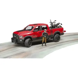 Bruder 02502 - RAM 2500 Power Wagon mit Ducati Desert Sled 1:16