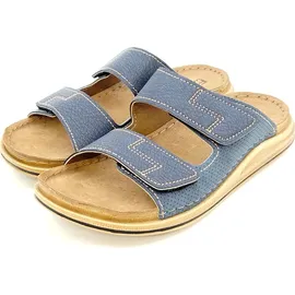 Fischer Markenschuh Slides Blau 44