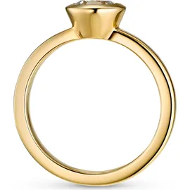 JETTE Ring gold / transparent 59