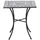 Siena Garden Como Gartentisch 64 x 64 x 71 cm matt schwarz/grau