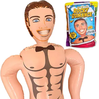 Aufblasbare Gummipuppe für Frauen – JGA Junggesellinnenabschied Frauen – Scherzartikel – Lebensgröße 150 cm - Rocky Romance