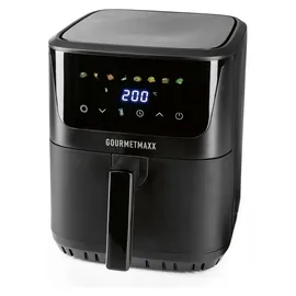 GOURMETmaxx Heißluftfritteuse 6,5 L schwarz
