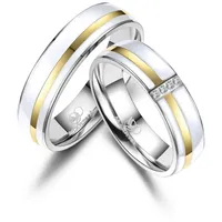 MARRYA Partnerring goldfarben|silberfarben 76
