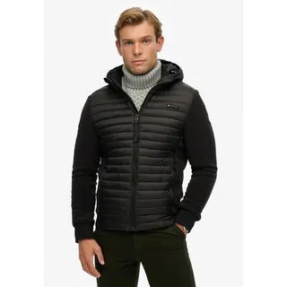 Superdry Storm Fleece Hybrid Jacke - Black - XL