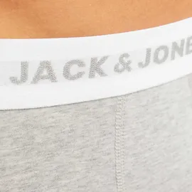 JACK & JONES Basic Boxershorts 7 Einheiten Light Grey Melange / Detail Dgm / Navy Blazer / Black 2XL