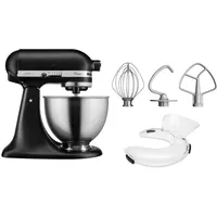 KitchenAid Classic 5K45SS onyx schwarz inkl. Zubehör
