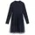 Tom Tailor Mädchen Mini-Kleid mit Tüllrock, blau, Uni, Gr. 104/110