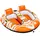 Vevor Fun Tube Set zum Bootfahren, Aufblasbare Schleppboote für 1–2 Personen, 154 kg Wassersport-Schleppschlauch zum Ziehen von Booten – mit Haltegriffen, 840D Vollnylon-Überzug, Sicherheitsventil