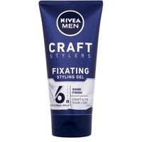 NIVEA Men Craft Stylers Fixating Shine Styling-Gel für hohen Glanz 150 ml für Manner