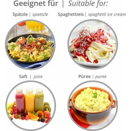 Westmark Spätzlepress Spätzle-/Kartoffelpresse silber