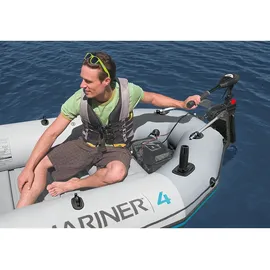 Intex Schlauchboot-Set Mariner 4 inkl. Außenbordmotor | Befestigung