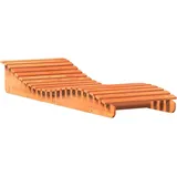 vidaXL Sonnenliege Wachsbraun 205x70x31,5 cm Massivholz Kiefer