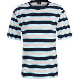 H.I.S. Pyjama gestreift Beige/Blau S