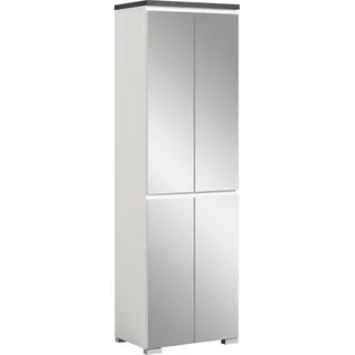 INOSIGN »Skoskap, Tiefe 40 cm, 4 Türen, 9 Fächer, 7 verstellbare Einlegeböden« Platz für ca. 27 Schuhpaare, Hochschrank, Spiegelschrank,Dielenschrank