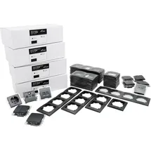 McPower Steckdosen-Schalter-Set Flair Megaset 100-teilig anthrazit