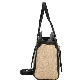 Valentino Demetra Henkeltasche Kunstleder Beige/Black