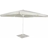 Sonnenschirm "alghero" Mit Zentrale Stange Für Garten Bars Und Restaurants 4 X 4 M -weiß