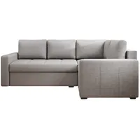 Luxusbetten24 Schlafsofa Designer Sofa Cortino, mit Schlaffunktion und Stauraum beige