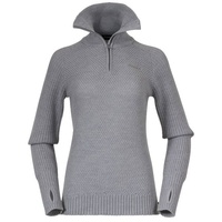 Bergans Damen Ulriken Pullover (Größe L, grau)