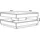 [en.casa] Couchtisch Florenz Weiß Holzwerkstoff 76 x 38 x 76 cm