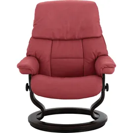 Stressless Relaxsessel "Ruby", rot (cherry paloma), B:74cm H:97cm T:74cm, Leder BATICK: BATICK ist ein leicht korrigiertes, durchgefärbtes und genarbtes Möbelleder, bei dem die meisten Unebenheiten und Spuren in der Regel entfernt wurden.