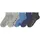 Arizona Sneakersocken 5-Paar Blau/Mehrfarbig 39-42
